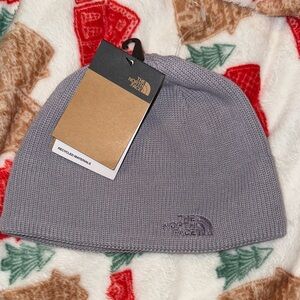 The North Face Light Gray Beanie